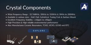 SMD Crystals Components Wide Range